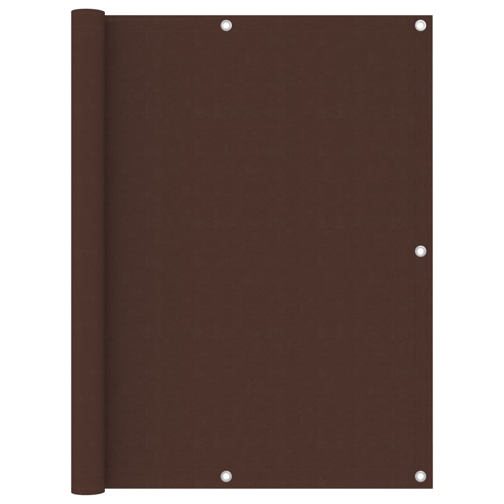 vidaXL Brise-vue de balcon marron 120x300 cm en tissu Oxford