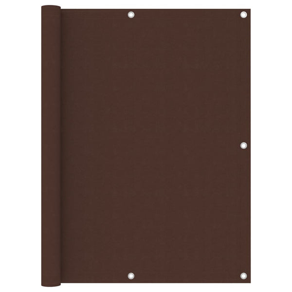 vidaXL Brise-vue de balcon marron 120x300 cm en tissu Oxford