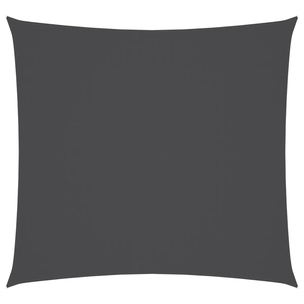 vidaXL Oxford Fabric Sun Sail Square 5x5 m Anthracite