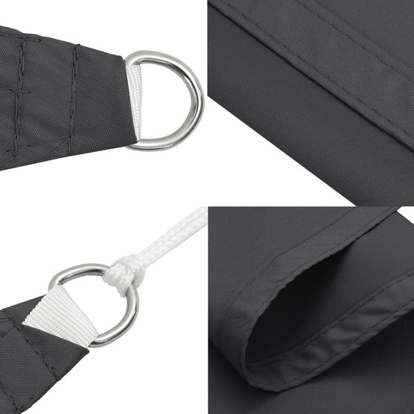 Sonnensegel Oxford-Gewebe Quadratisch 6x6 m Anthrazit