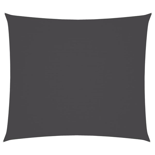 Sonnensegel Oxford-Gewebe Rechteckig 2x2,5 m Anthrazit