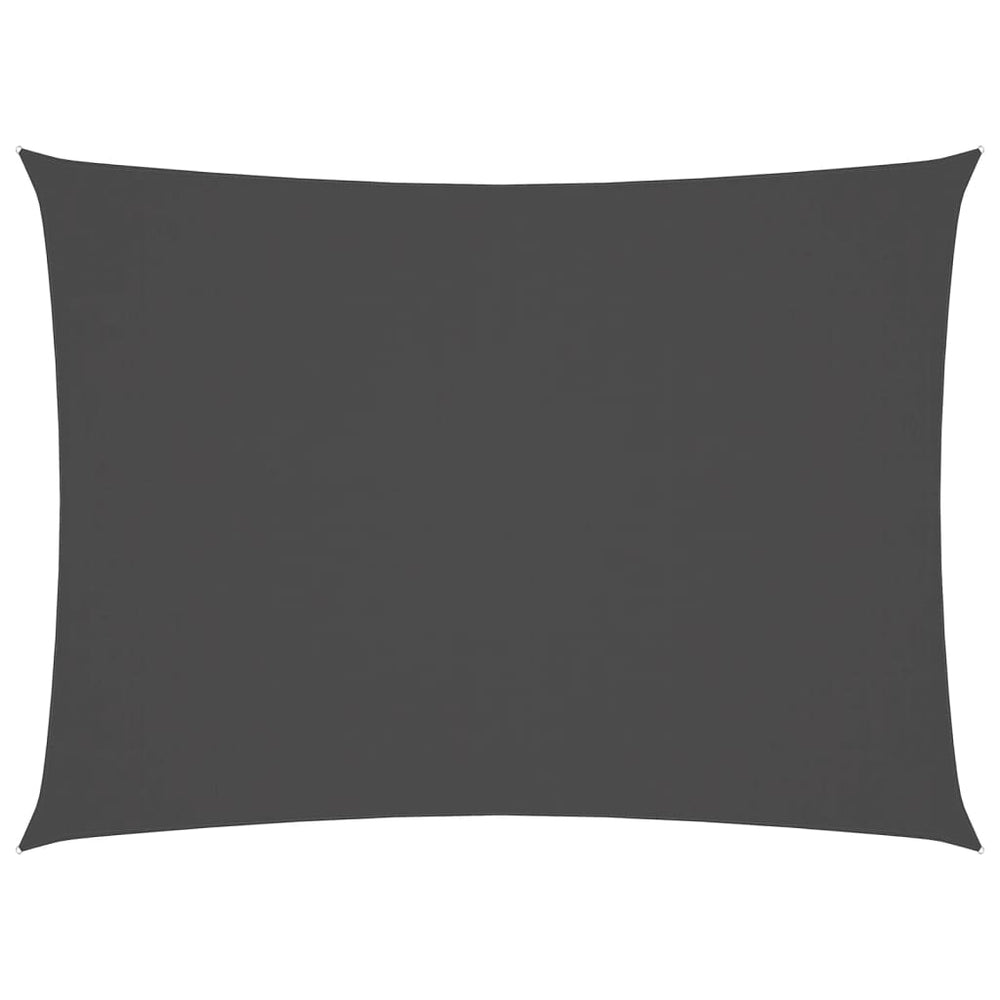 vidaXL Sun Shade Sail Oxford Fabric Rectangular 2x3.5 m Anthracite