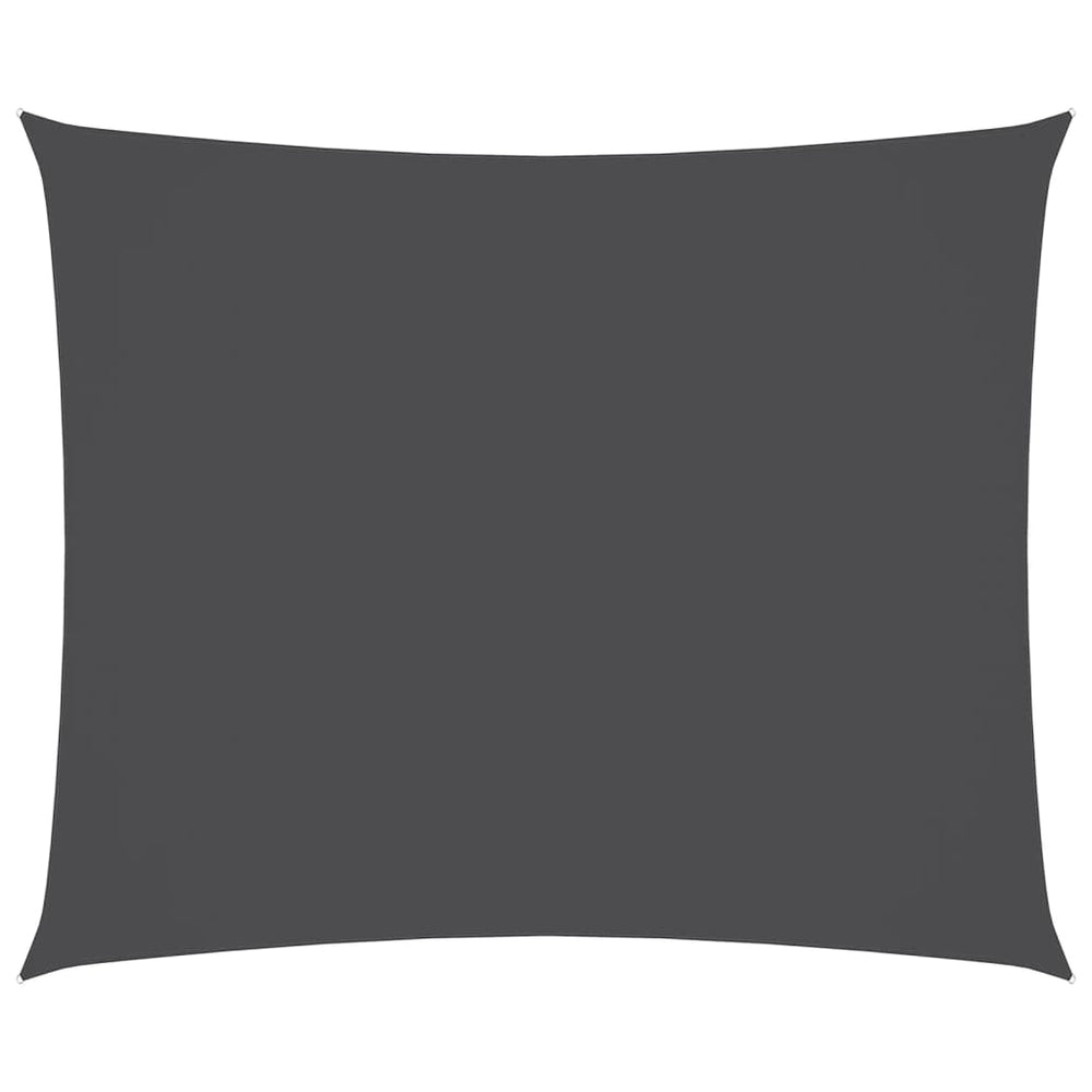 vidaXL Sun Shade Sail Oxford Fabric Rectangular 2.5x3.5 m Anthracite