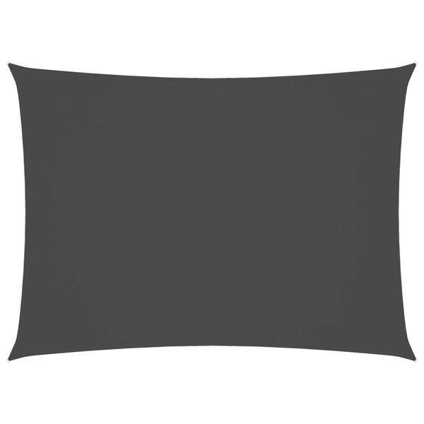 Sonnensegel Oxford-Gewebe Rechteckig 2,5x4,5 m Anthrazit