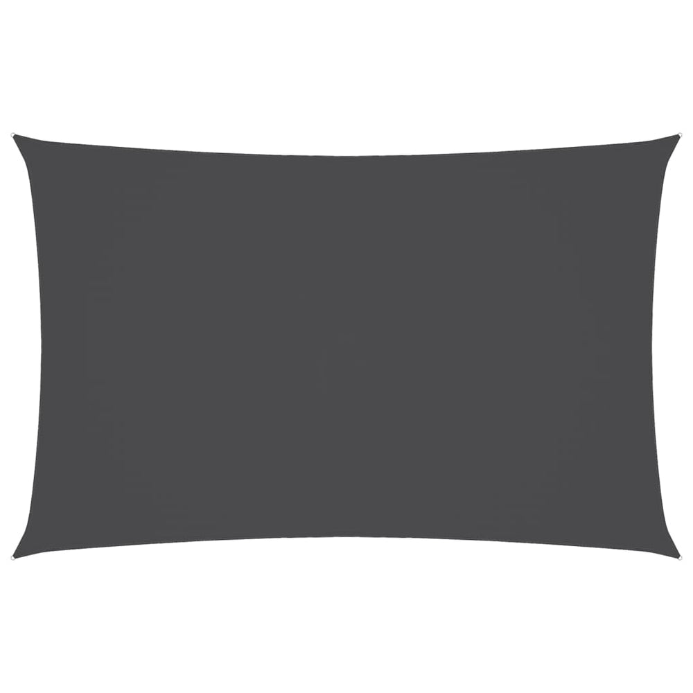 vidaXL Oxford Fabric Sun Shade Sail Rectangular 2.5x5 m Anthracite