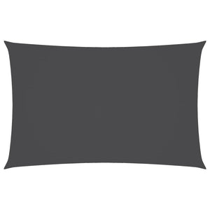 Sonnensegel Oxford-Gewebe Rechteckig 2,5x5 m Anthrazit