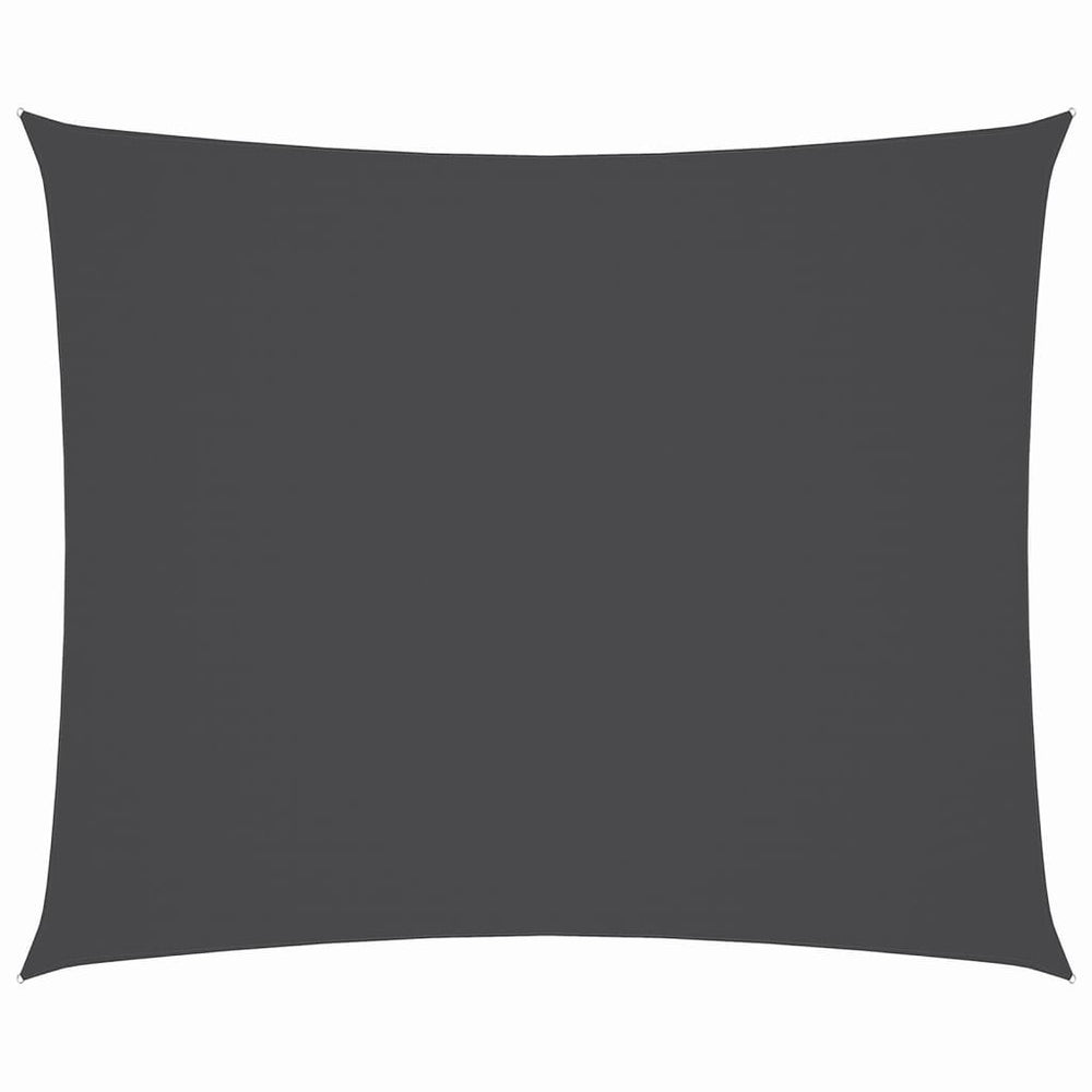 vidaXL Sun Shade Sail Oxford Fabric Rectangular 3x4 m Anthracite