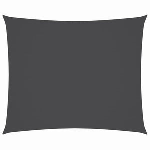 Sonnensegel Oxford-Gewebe Rechteckig 3x4 m Anthrazit