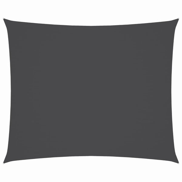Sonnensegel Oxford-Gewebe Rechteckig 3x4 m Anthrazit