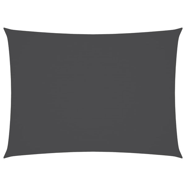 vidaXL Voile d'ombrage Tissu Oxford Rectangulaire 3x4,5 m Anthracite