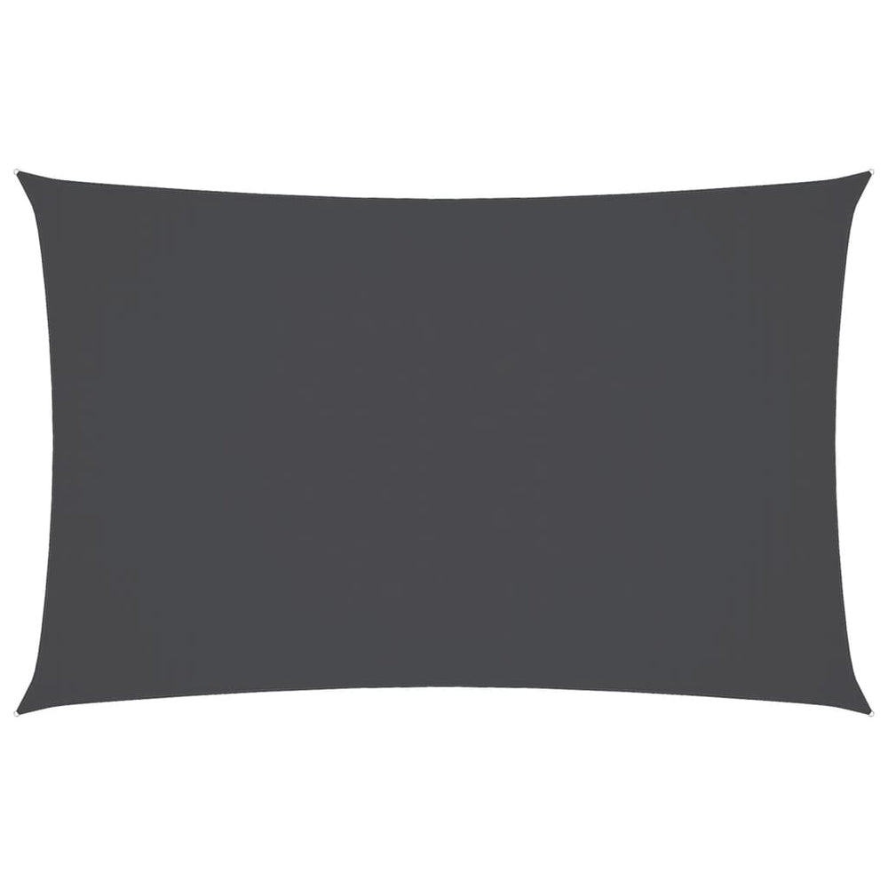 vidaXL Sun Shade Sail Oxford Fabric Rectangular 3x6 m Anthracite