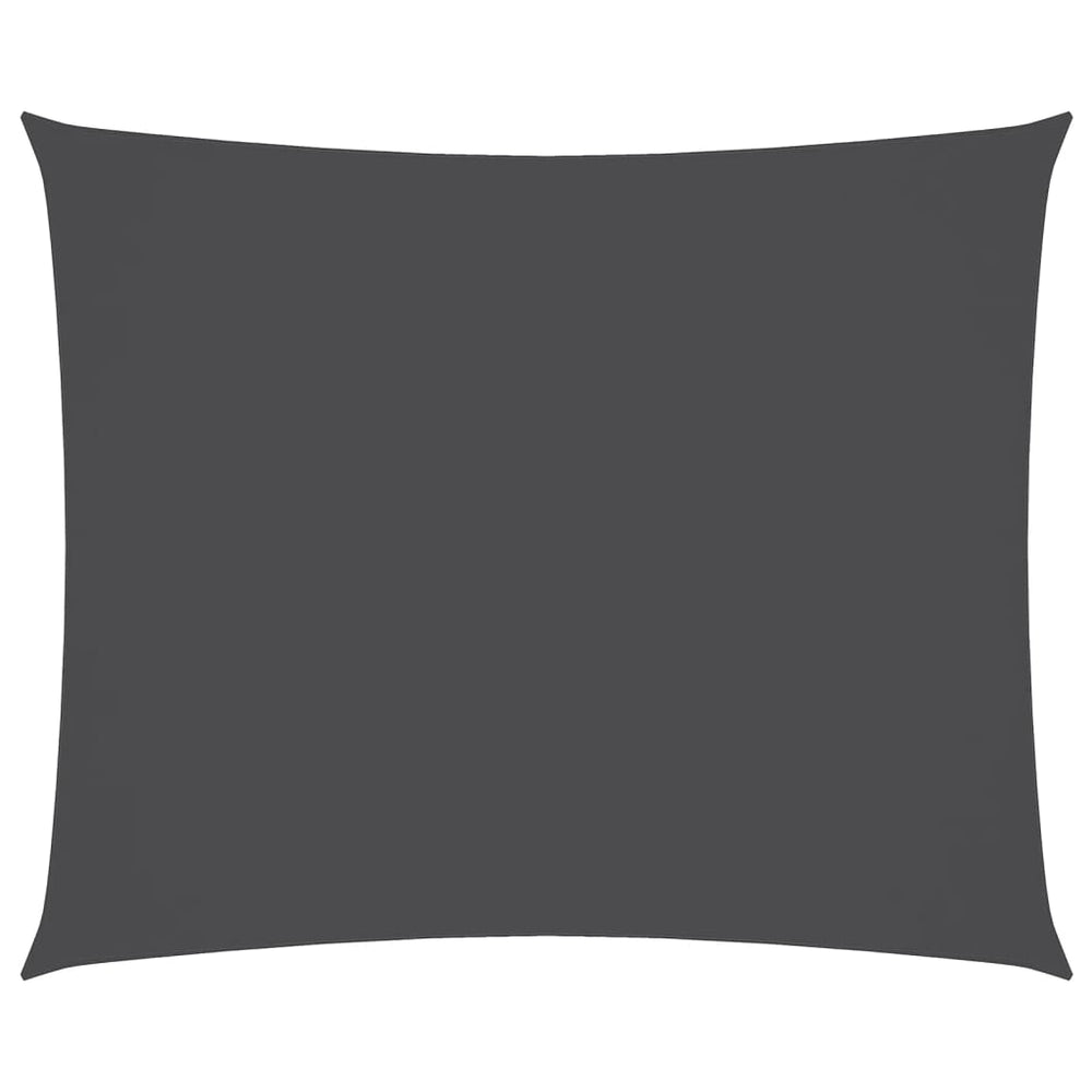 vidaXL Sun Shade Sail Oxford Fabric Rectangular 4x5 m Anthracite