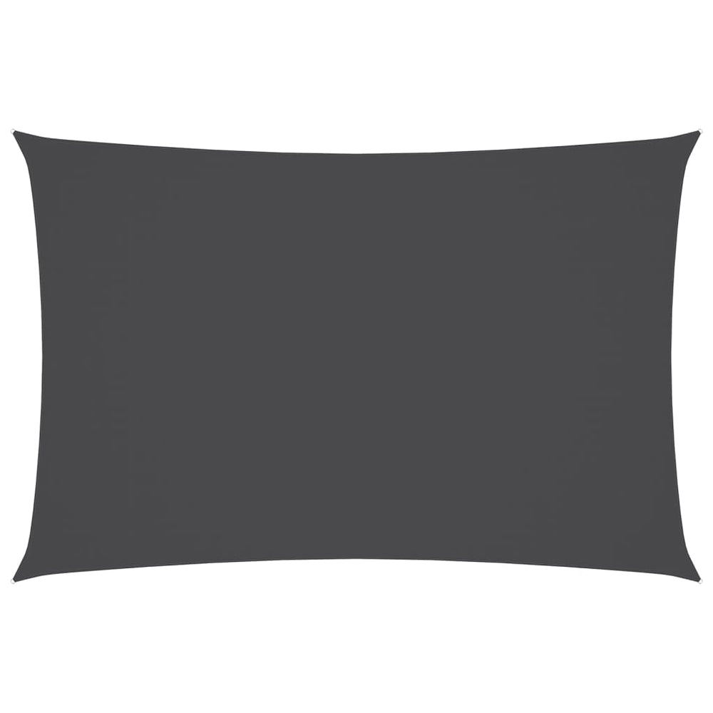 vidaXL Oxford Fabric Sun Shade Sail Rectangular 5x7 m Anthracite