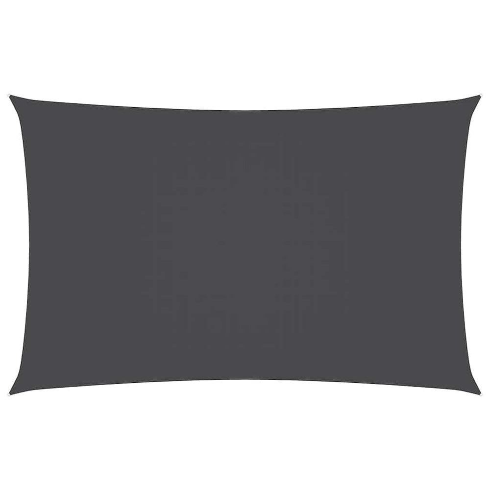 vidaXL Sun Shade Sail Oxford Fabric Rectangular 5x8 m Anthracite