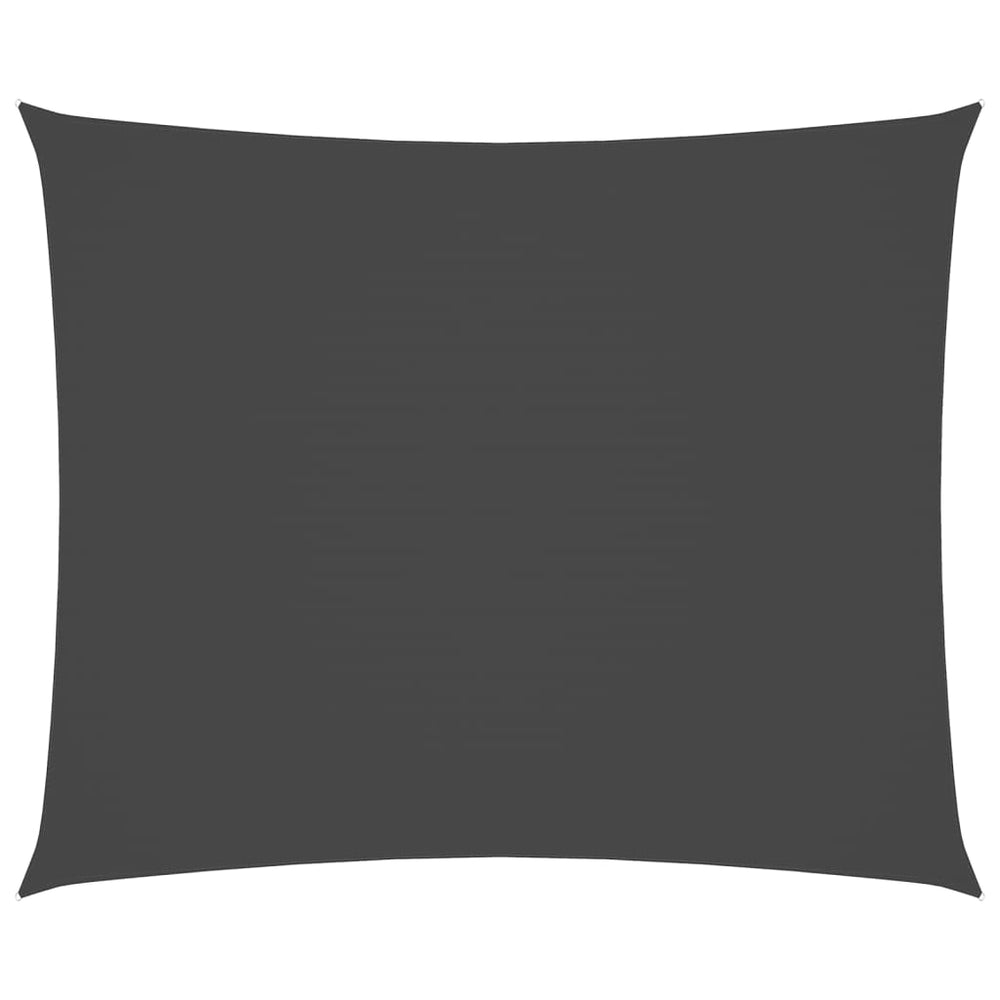 vidaXL Sun Shade Sail Oxford Fabric Rectangular 6x7 m Anthracite