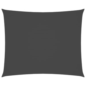 Sonnensegel Oxford-Gewebe Rechteckig 6x7 m Anthrazit