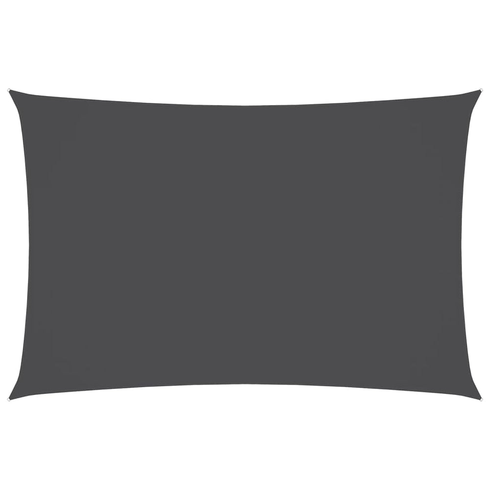 vidaXL Sun Shade Sail Oxford Fabric Rectangular 6x8 m Anthracite
