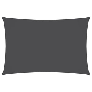 Sonnensegel Oxford-Gewebe Rechteckig 6x8 m Anthrazit