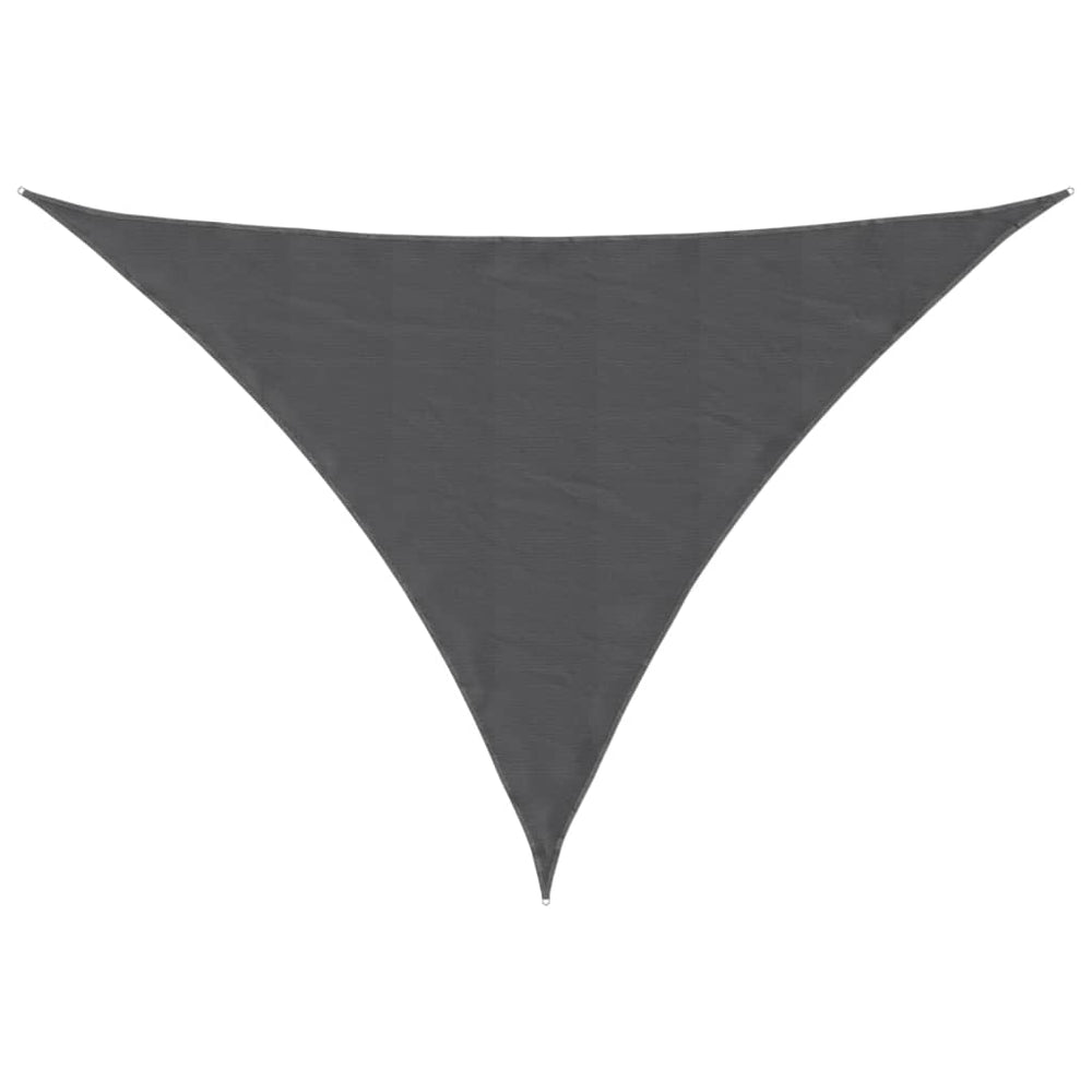 vidaXL Sun Shade Sail Oxford Fabric Triangular 2.5x2.5x3.5 m Anthracite