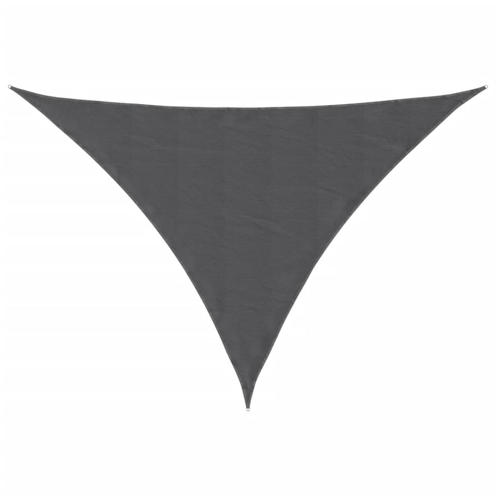 vidaXL Sun Shade Sail Oxford Fabric Triangular 3.5x3.5x4.9 m Anthracite