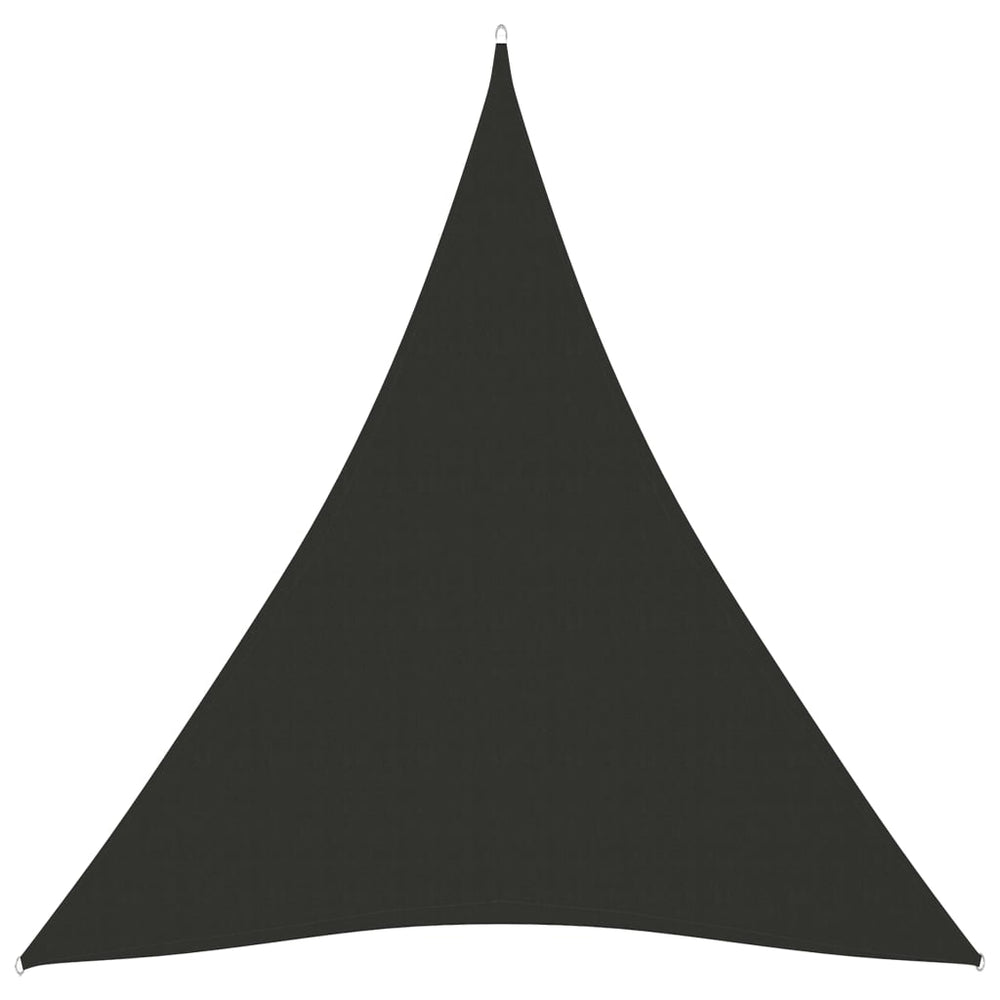vidaXL Sun Shade Sail Oxford Fabric Triangular 4x5x5 m Anthracite