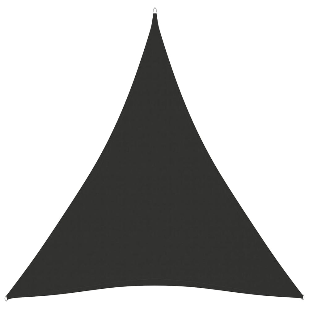 vidaXL Sun Shade Sail Oxford Fabric Triangular 5x7x7 m Anthracite