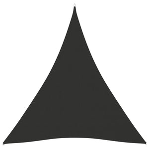 Sonnensegel Oxford-Gewebe Dreieckig 5x7x7 m Anthrazit