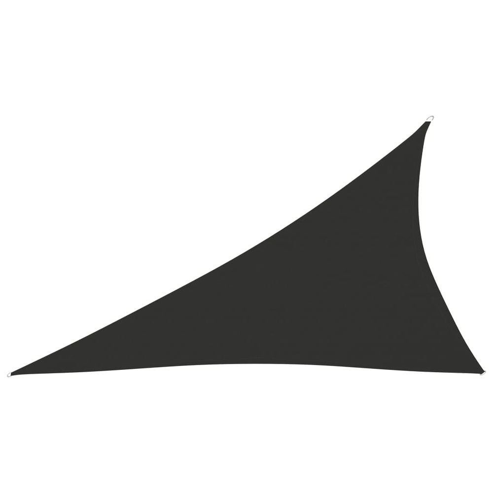 vidaXL Sun Shade Sail Oxford Fabric Triangular 4x5x6.4 m Anthracite