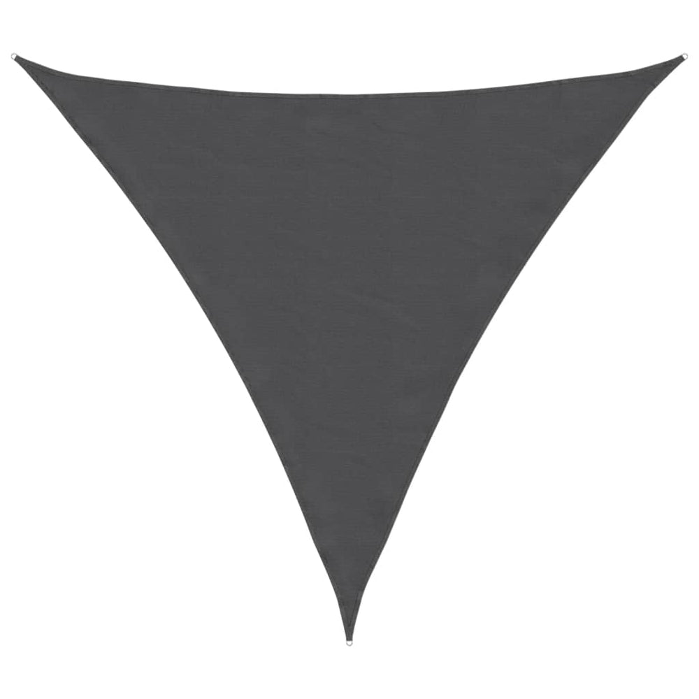 vidaXL Sun Shade Sail Oxford Fabric Triangular 6x6x6 m Anthracite