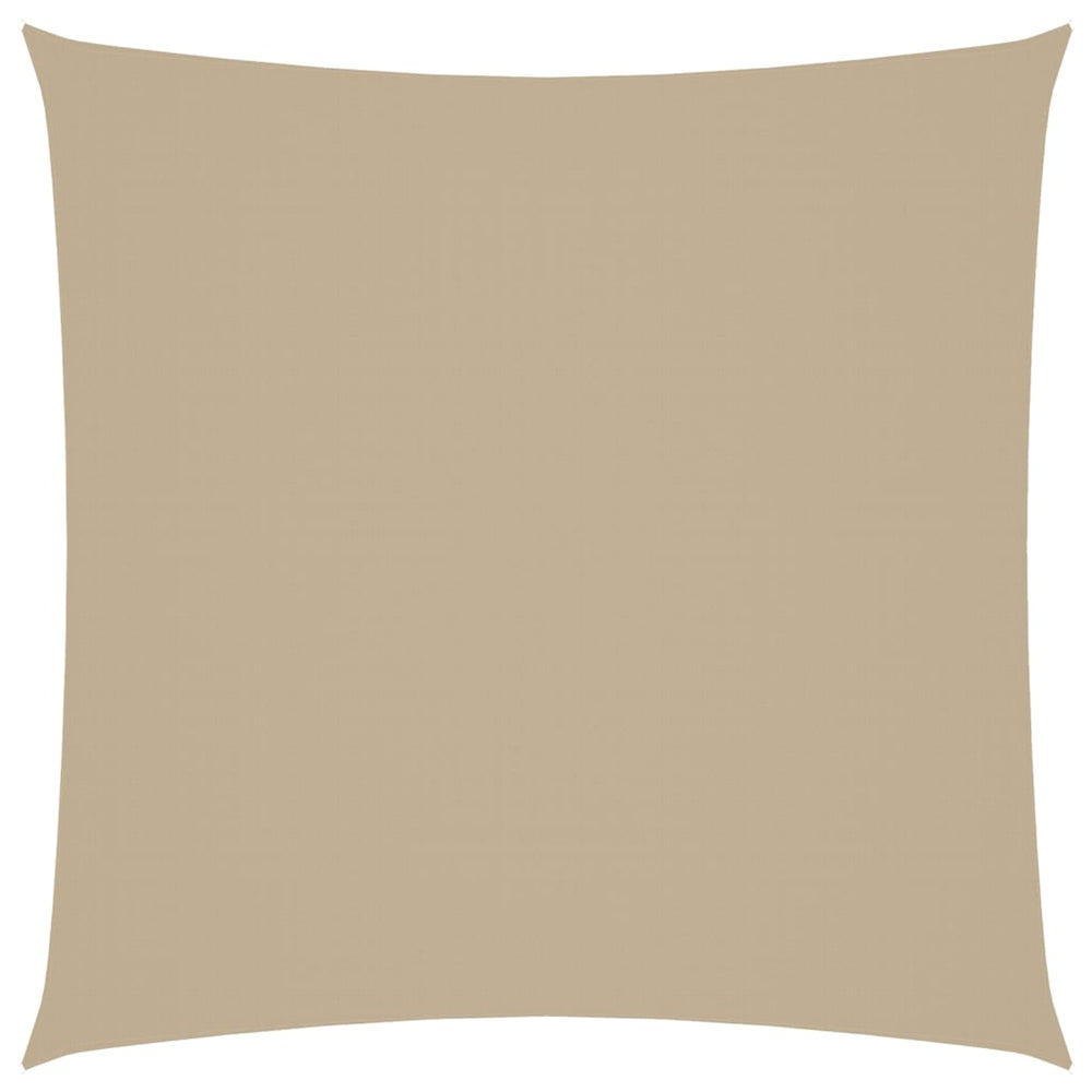 vidaXL Sun Shade Sail Oxford Fabric Square 4x4 m Beige