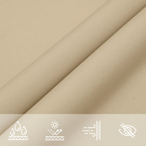 Sonnensegel Oxford-Gewebe Quadratisch 5x5 m Beige