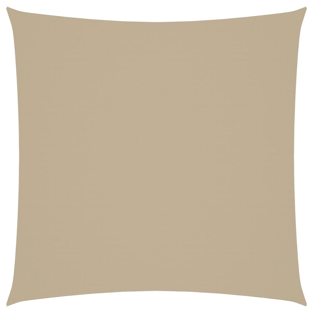 vidaXL Sun Shade Sail Oxford Fabric Square 6x6 m Beige