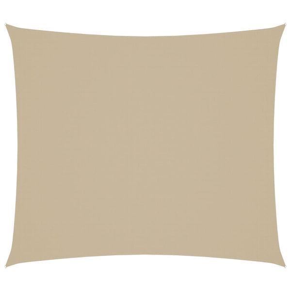 Sonnensegel Oxford-Gewebe Rechteckig 2x2,5 m Beige
