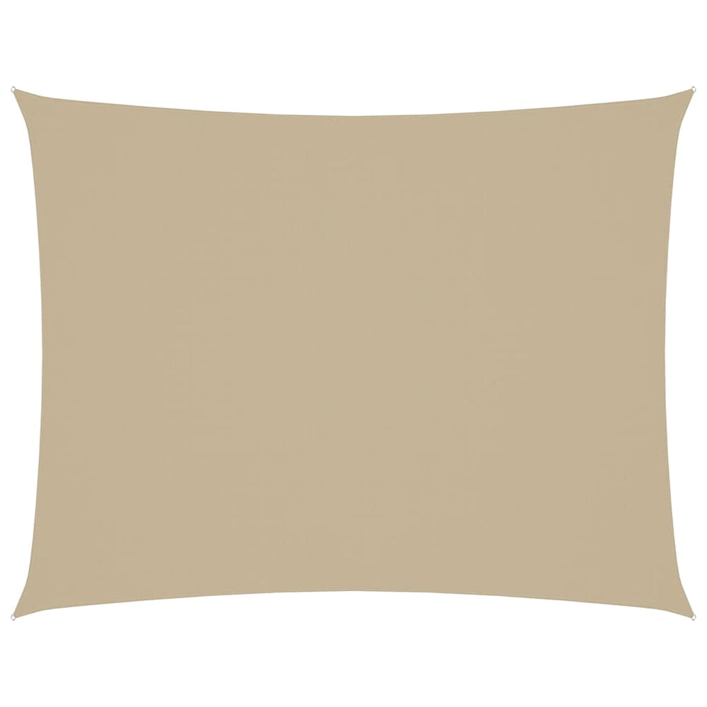 vidaXL Sun Shade Sail Oxford Fabric Rectangular 2x3.5 m Beige