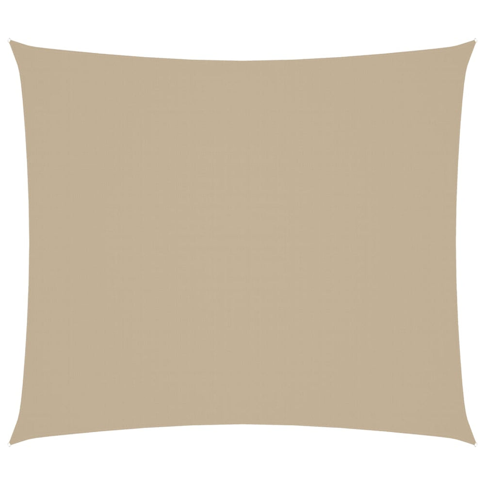 vidaXL Sun Shade Sail Oxford Fabric Rectangular 2.5x3 m Beige