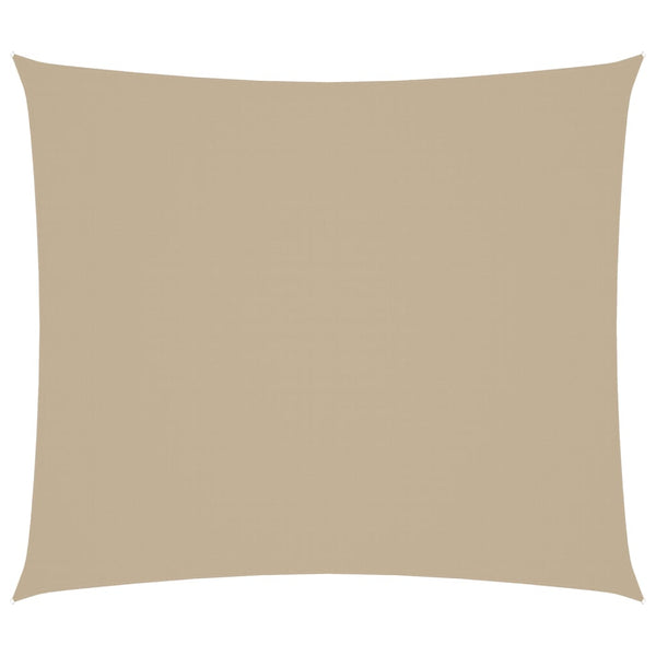 Sonnensegel Oxford-Gewebe Rechteckig 2,5x3 m Beige