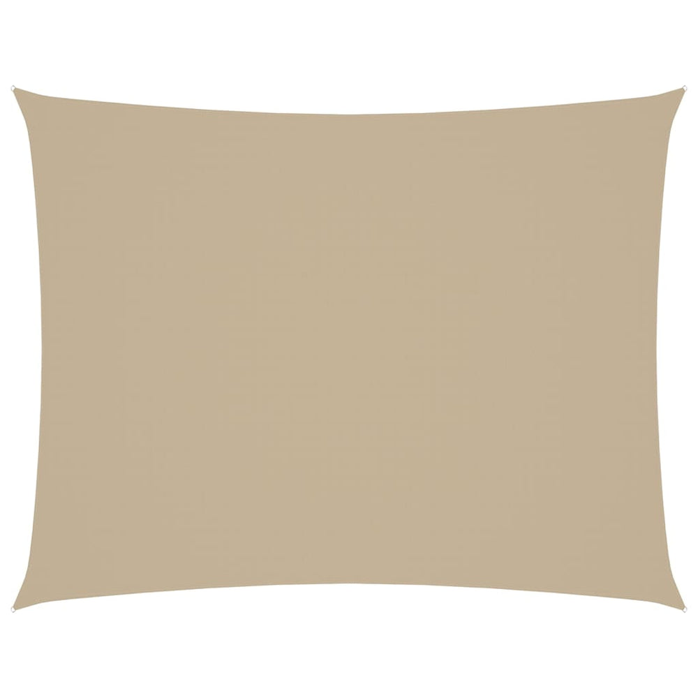 vidaXL Sun Shade Sail Oxford Fabric Rectangular 2.5x3.5 m Beige