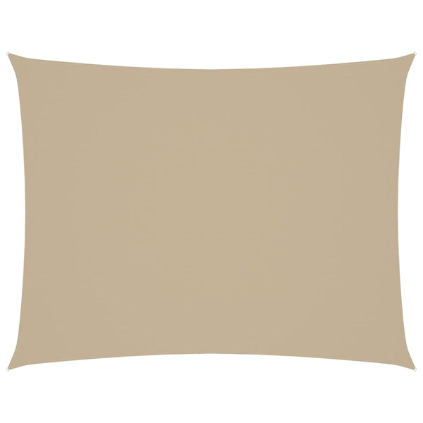 Sonnensegel Oxford-Gewebe Rechteckig 2,5x3,5 m Beige