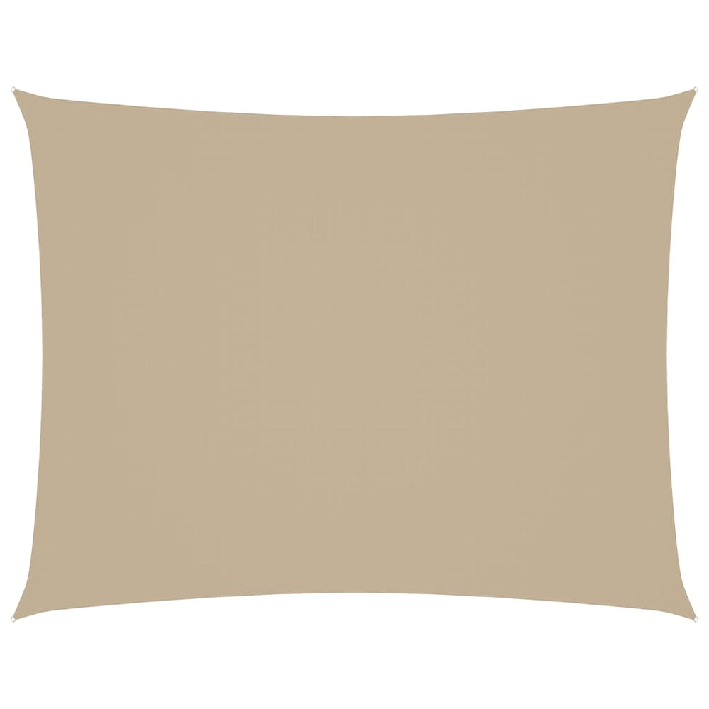 vidaXL Sun Shade Sail Oxford Fabric Rectangular 2.5x4 m Beige