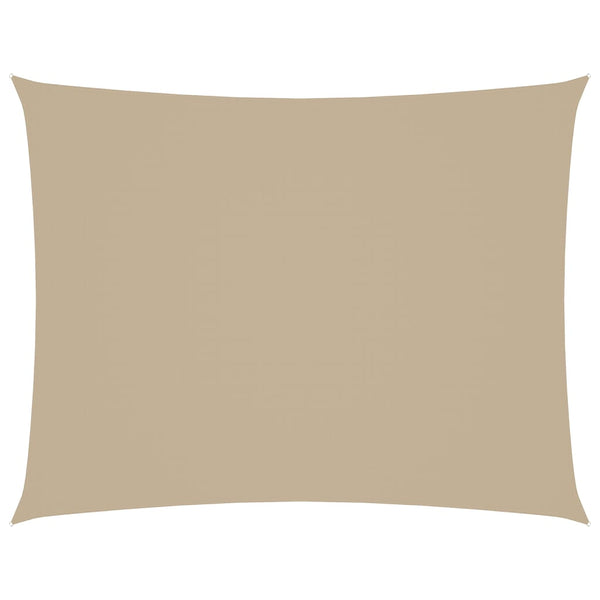 Sonnensegel Oxford-Gewebe Rechteckig 2,5x4 m Beige