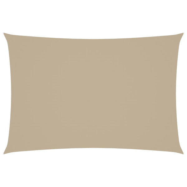Sonnensegel Oxford-Gewebe Rechteckig 2,5x4,5 m Beige