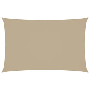 Sonnensegel Oxford-Gewebe Rechteckig 2,5x5 m Beige