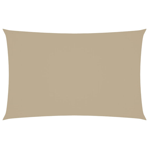 Sonnensegel Oxford-Gewebe Rechteckig 2,5x5 m Beige
