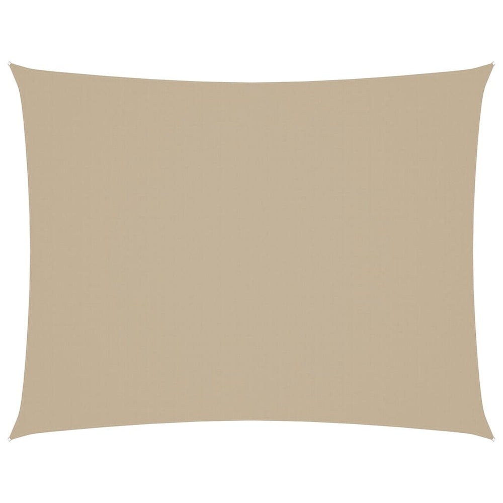 vidaXL Sun Shade Sail Oxford Fabric Rectangular 3x4 m Beige