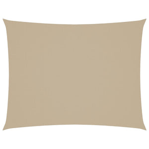 Sonnensegel Oxford-Gewebe Rechteckig 3x4 m Beige