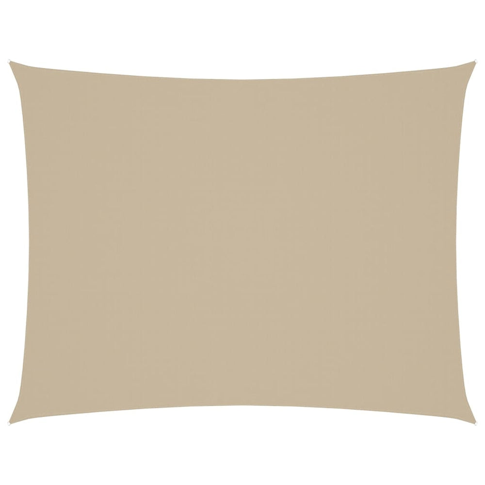 vidaXL Sun Shade Sail Oxford Fabric Rectangular 3x4.5 m Beige