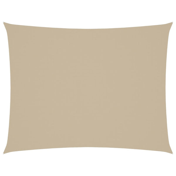 Sonnensegel Oxford-Gewebe Rechteckig 3x4,5 m Beige