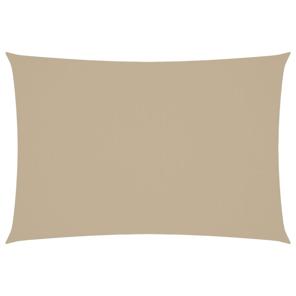 vidaXL Sun Shade Sail Oxford Fabric Rectangular 3x5 m Beige