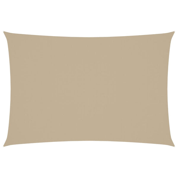 Sonnensegel Oxford-Gewebe Rechteckig 3x5 m Beige
