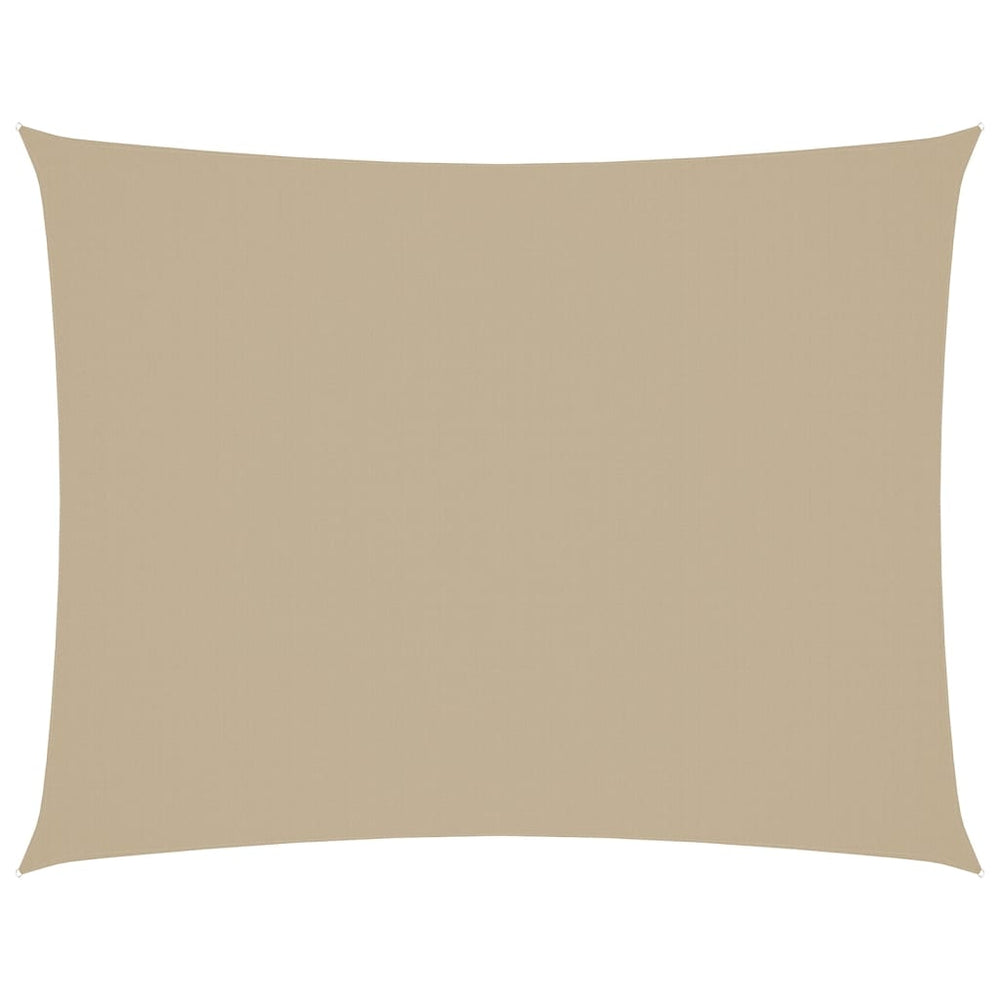 vidaXL Sun Shade Sail Oxford Fabric Rectangular 3x6 m Beige